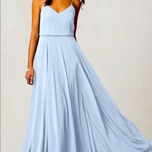 Jenny Yoo Inesse V neck Dress